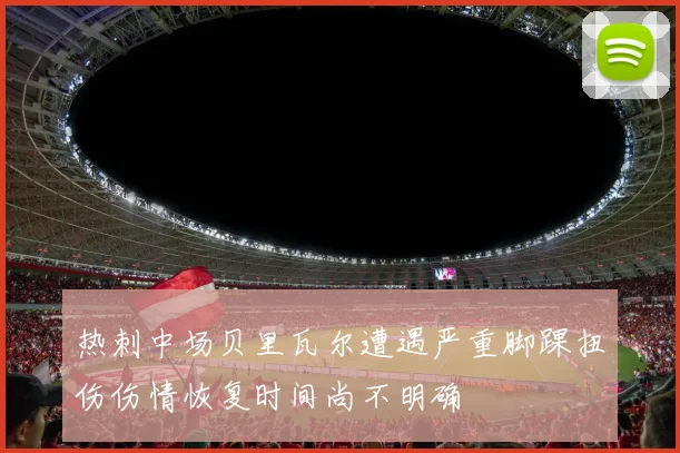 热刺中场贝里瓦尔遭遇严重脚踝扭伤伤情恢复时间尚不明确